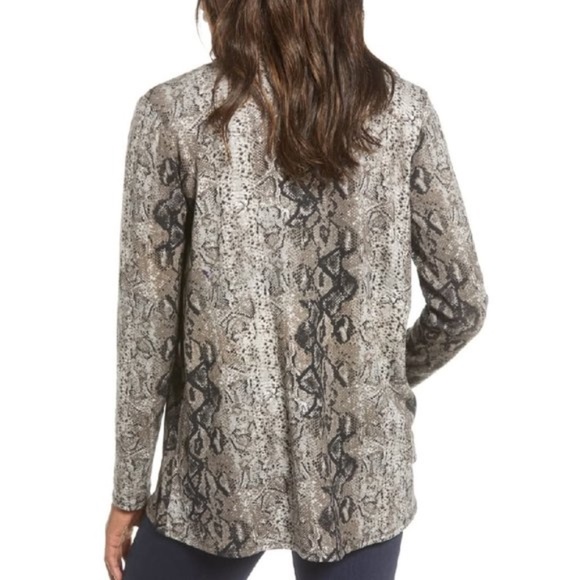 Gibson Open Front Fleece Cardigan - Picture 6 of 6